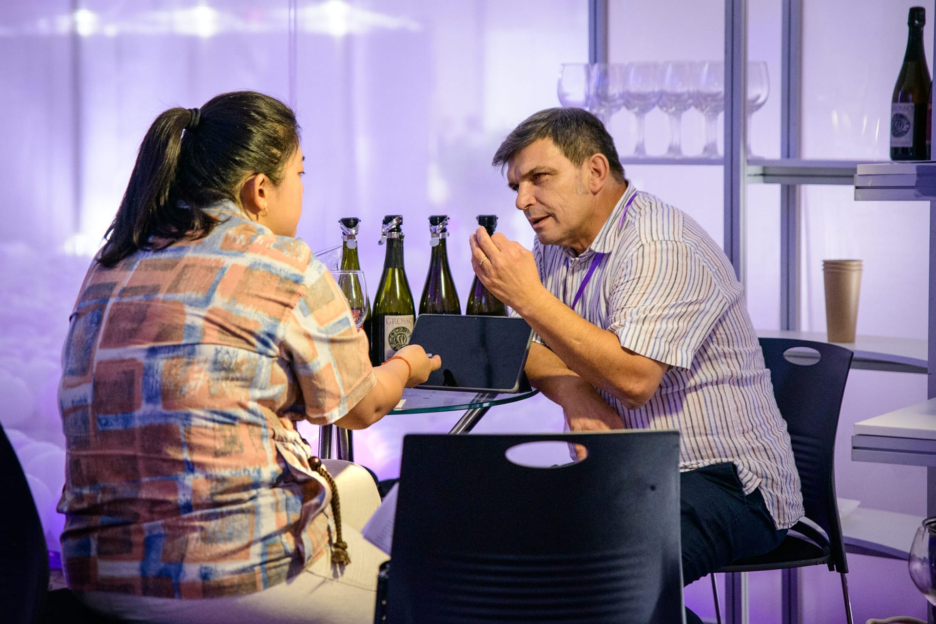 Alberto Paltrinieri of Cantina Paltrinieri in a private tasting session at Wines Experience Ho Chi Minh City 2026
