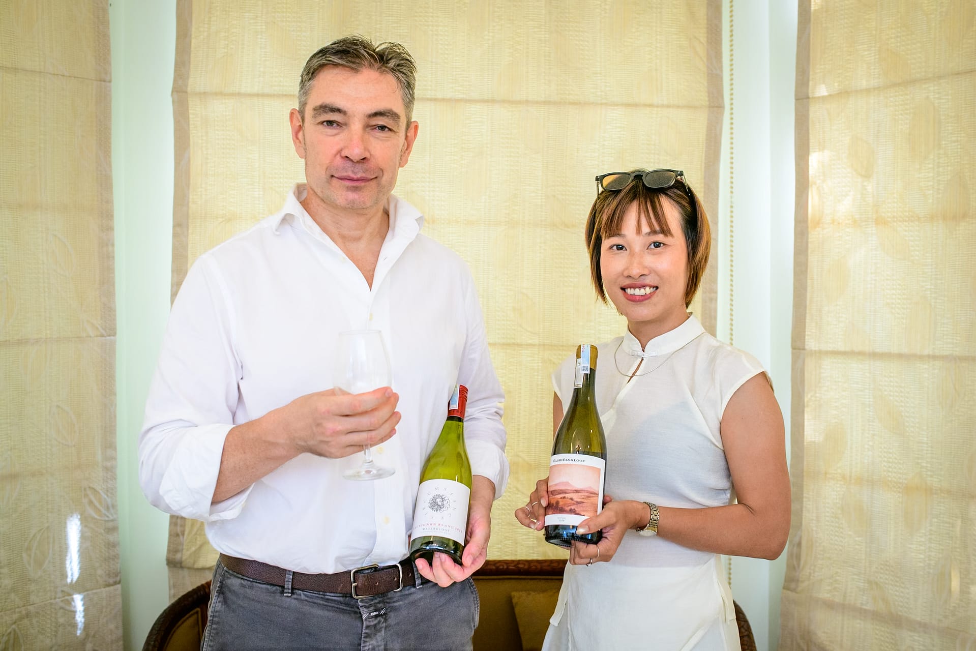 Alex Sitari, Founder, and Hoàng Lam Nguyen, Sales Director at Vinoteka